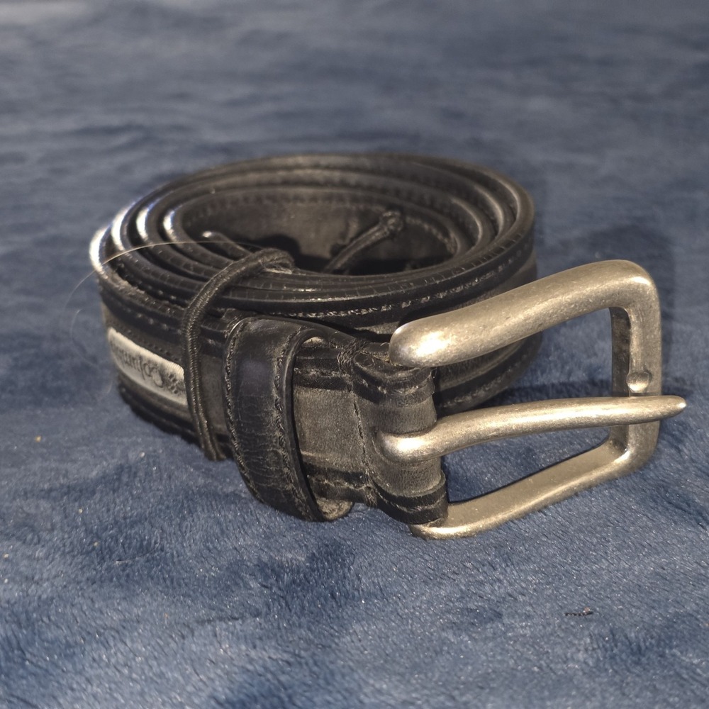 Columbia Sportswear Mens Black Genuine Leather Belt Size 36 Waist